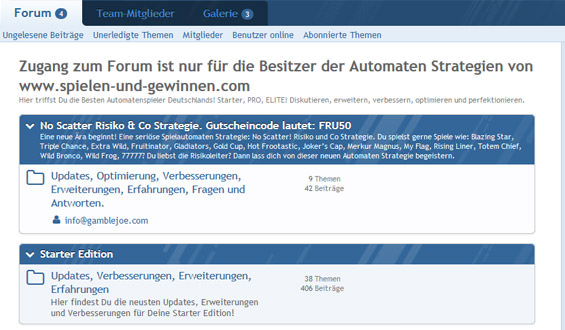 Das Forum von spielen-und-gewinnen