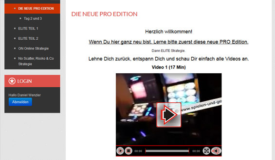 Screenshot der Pro-Edition